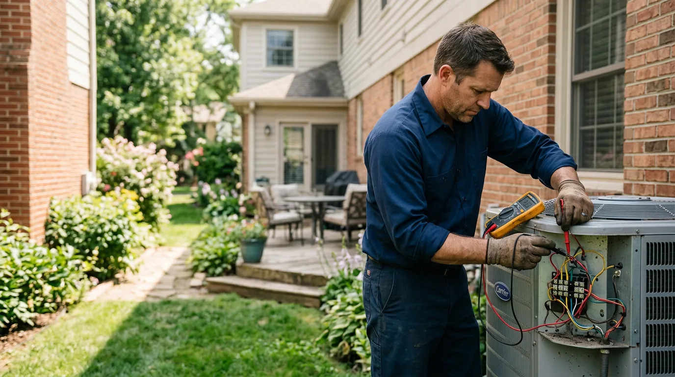 HVAC technician working near Hebron, KY